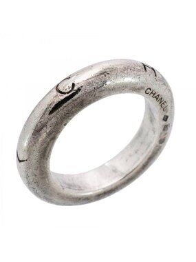 Chanel Ring Logo 925 Sterling Silver